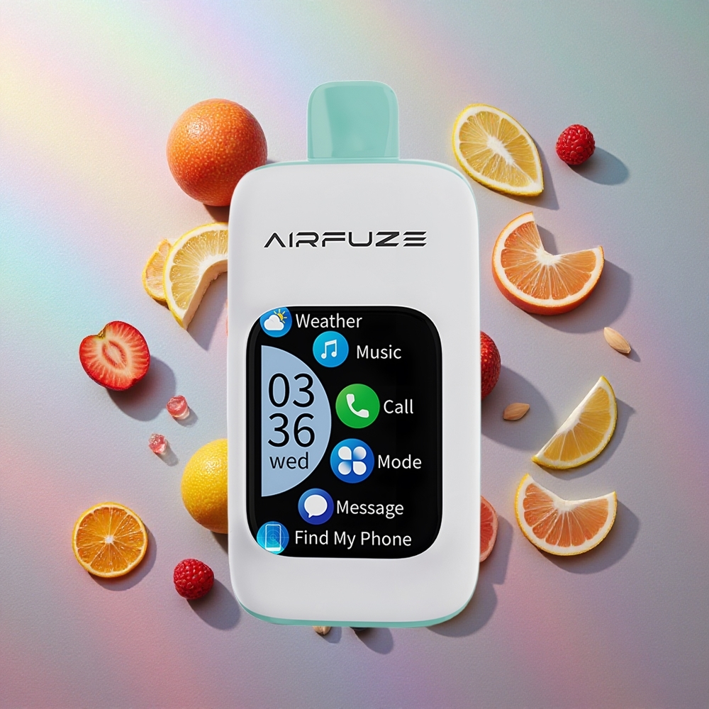 AirFuze Smart 30000 Puffs Arcoíris Fruta Explosiva Pantalla Táctil Colombia wholesale