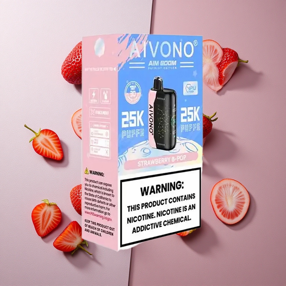 Aivono Aim Boom 25000 Puffs Fresa B Pop 28ml Colombia wholesale