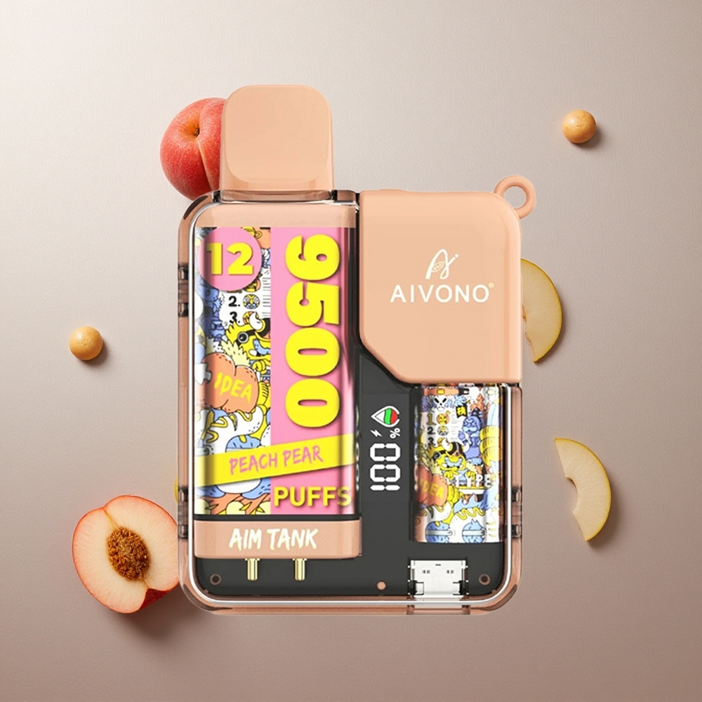 Aivono Aim Tank 9500 Puffs Durazno Pera 18ml Capacidad Colombia wholesale