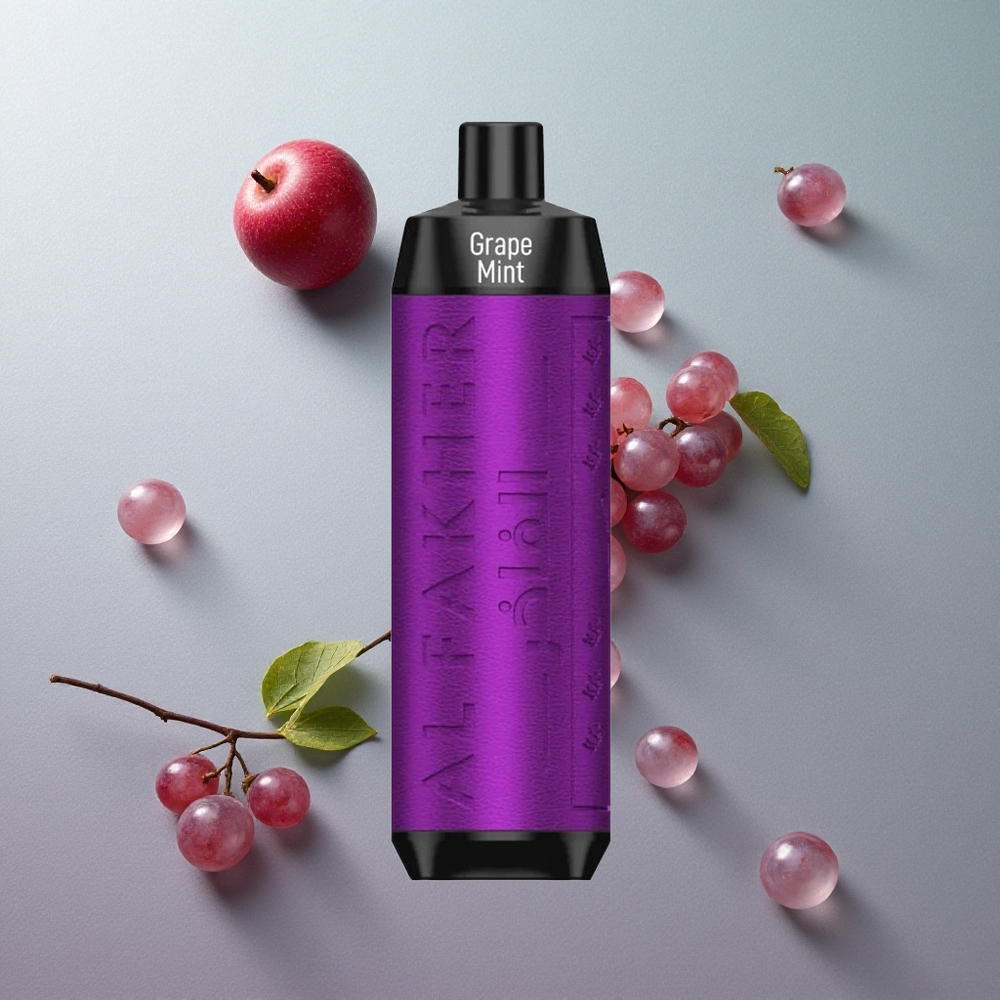 Al Fakher Crown Bar 8000 Uva Menta Capacidad de 18ml Colombia wholesale