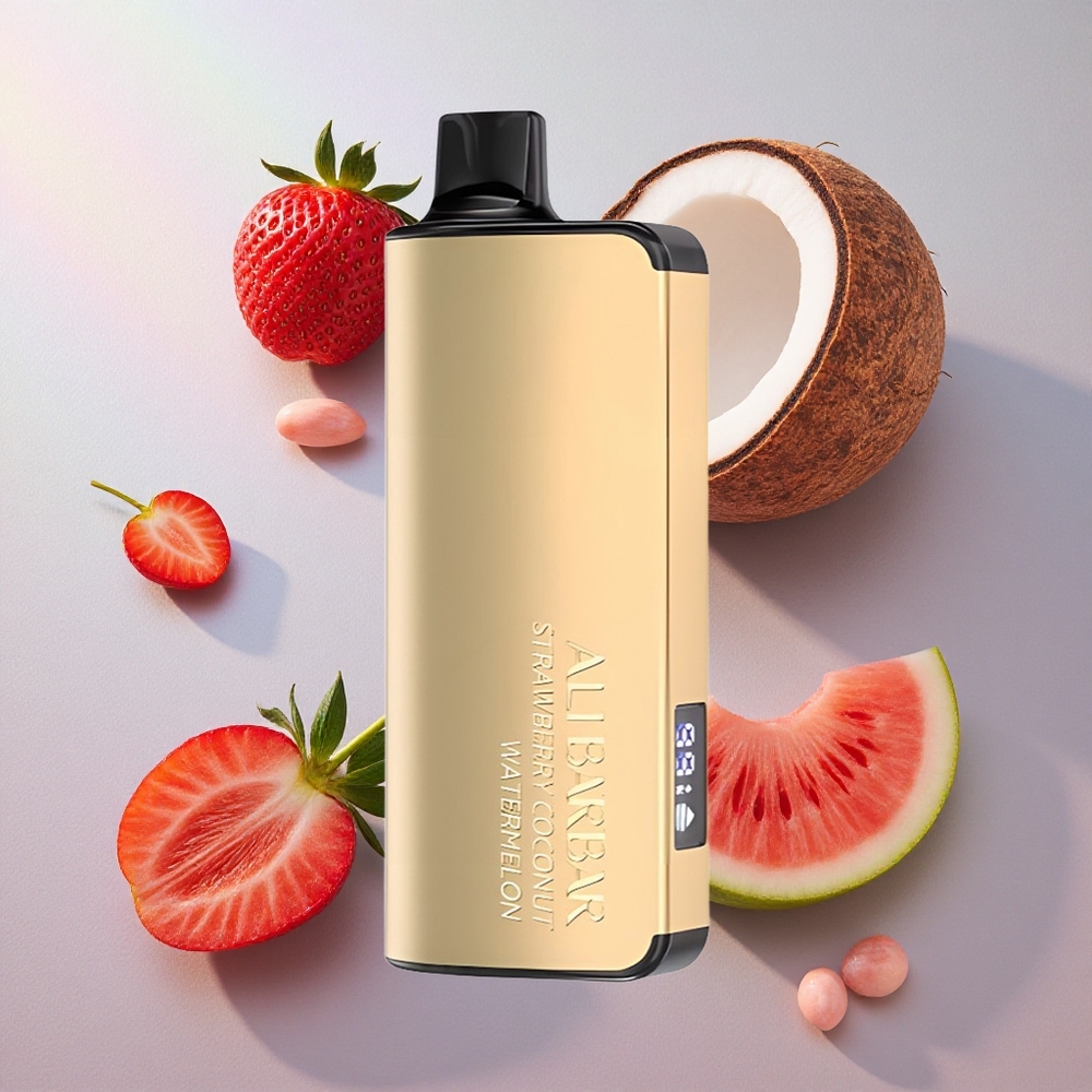 Alibarbar Ingot 9000 Puffs Fresa Coco Sandía 22ml Colombia wholesale