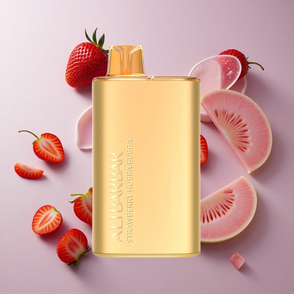 Alibarbar Rich 8000 Puffs Fresa Hubba Bubba 20ml Colombia wholesale