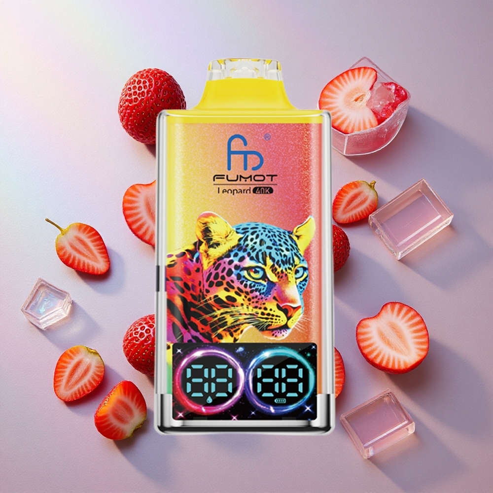 Fumot Leopard 40000 Puffs Fresa Hielo Dual Mesh Colombia wholesale