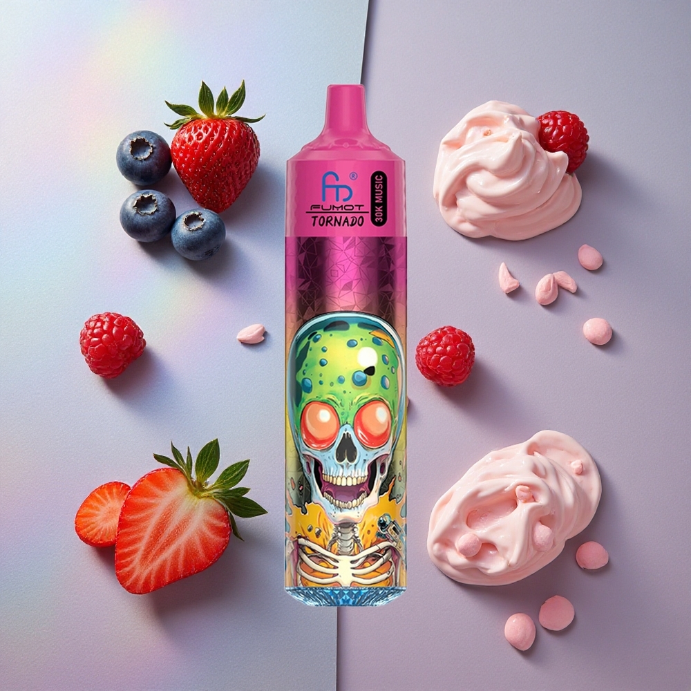 Fumot RandM Tornado 30000 Puffs Arándano Fresa Helado Frambuesa Colombia wholesale