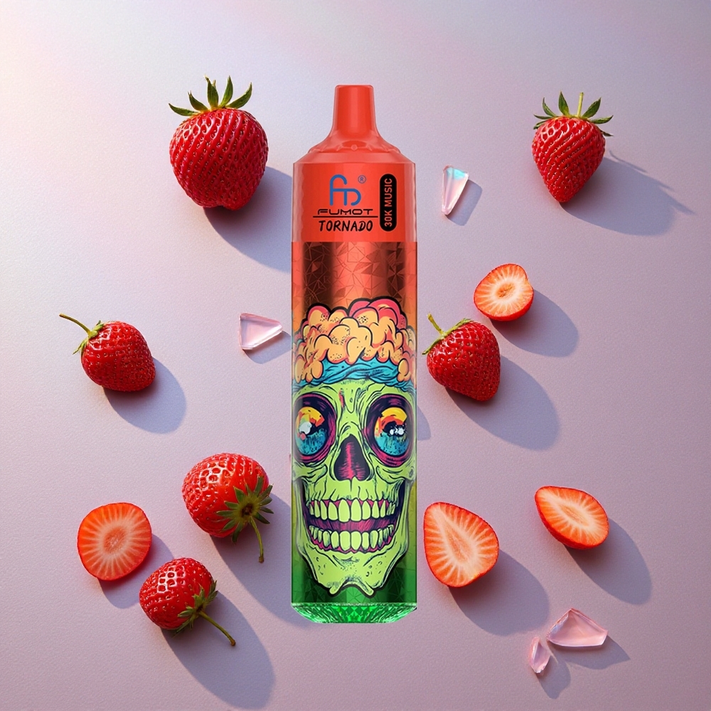 Fumot RandM Tornado 30000 Puffs Fresa Baya Helada 30mL Colombia wholesale