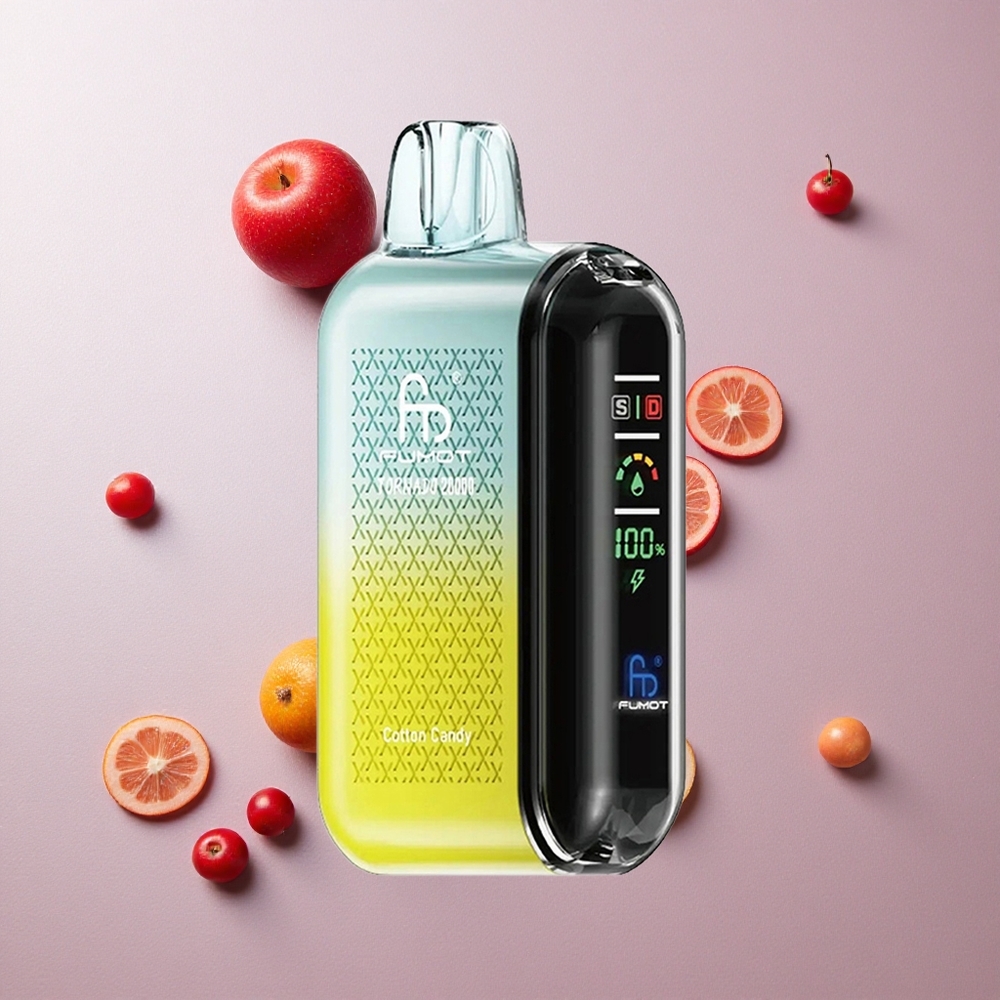 Fumot Tornado 20000 Puffs Algodón de Azúcar 20ml Capacidad Colombia wholesale