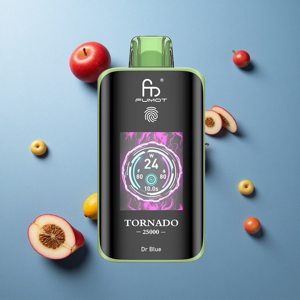 Fumot Tornado 25000 Puffs Pantalla HD Dr Azul Colombia wholesale