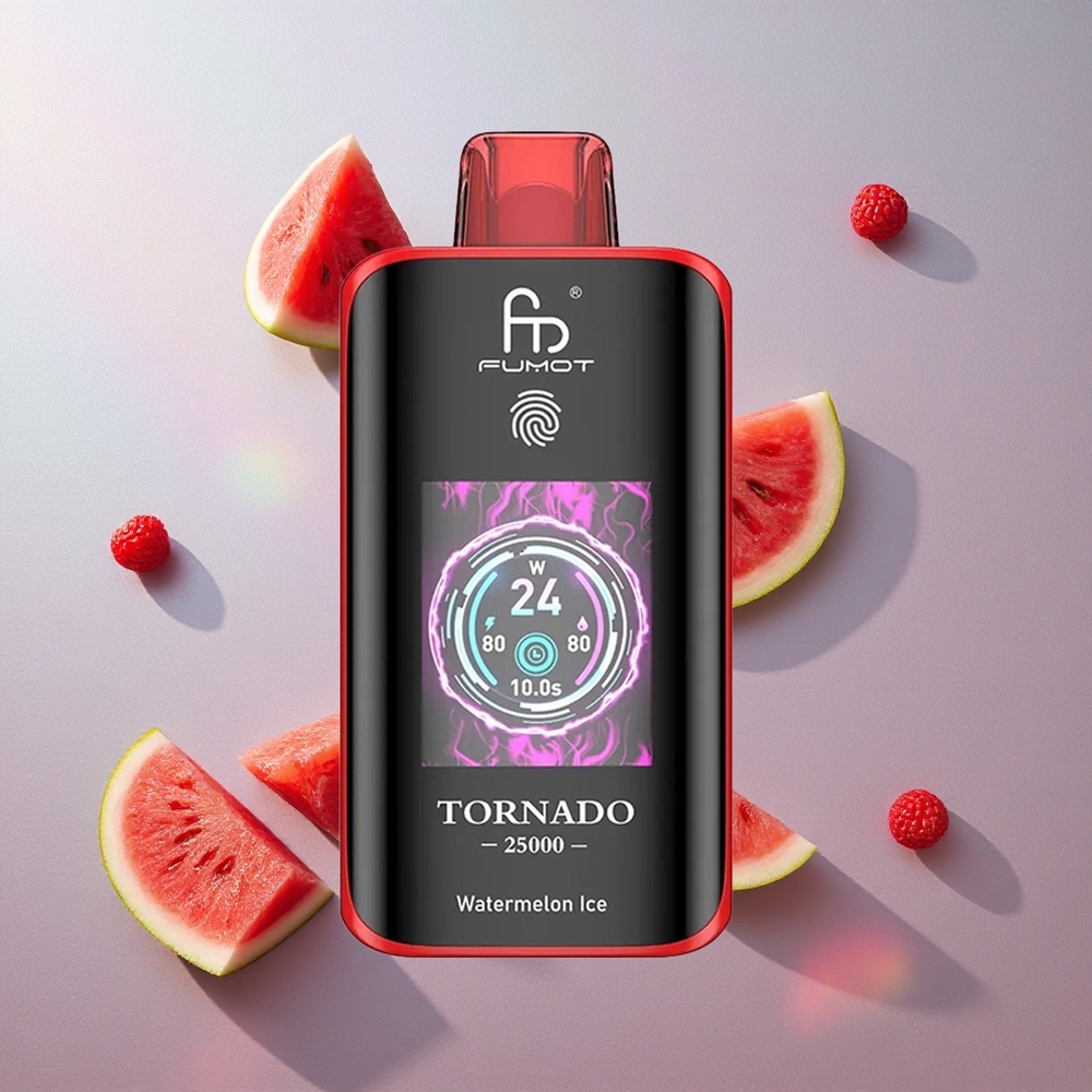 Fumot Tornado 25000 Puffs Sandía Helada HD Screen Colombia wholesale