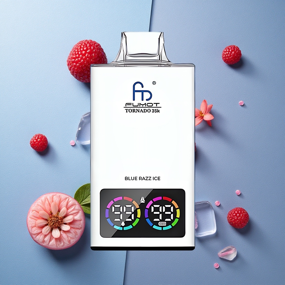 Fumot Tornado 35000 Dual Bobina Azul Frambuesa Hielo Colombia wholesale