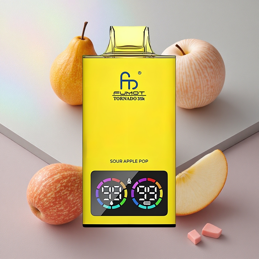 Fumot Tornado 35000 Manzana Ácida Dual Malla Colombia wholesale