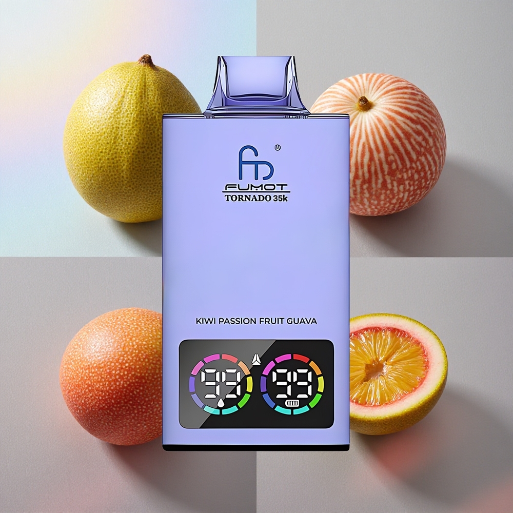 Fumot Tornado 35000 Maracayá Kiwi Guayaba Luces RGB Variables Colombia wholesale