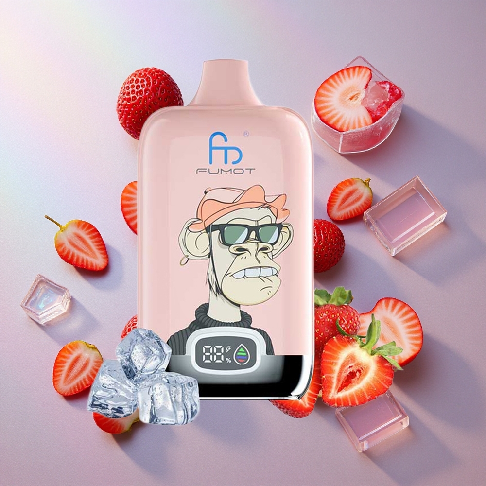 Fumot Tornado Digital Box 12000 Puffs Fresa Helada 20ml Colombia wholesale