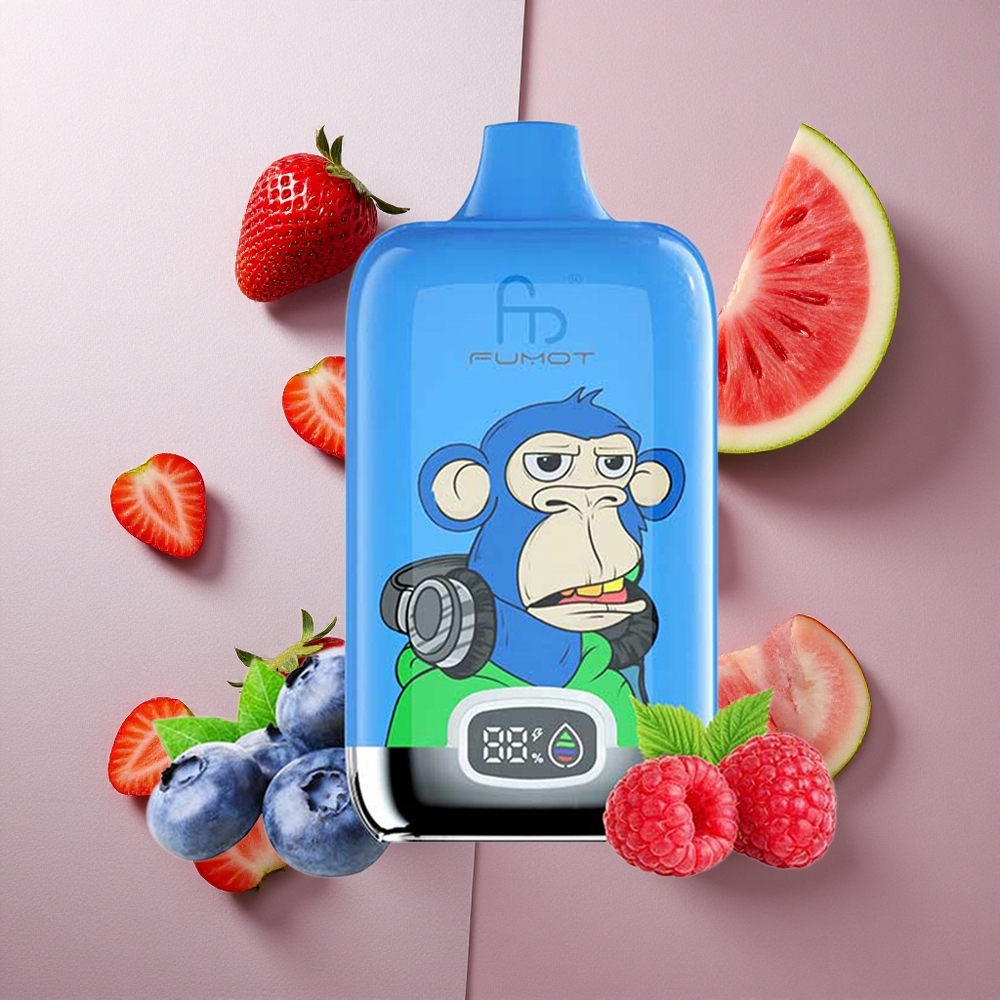 Fumot Tornado Digital Box 12000 Puffs Fresa Sandía Colombia wholesale