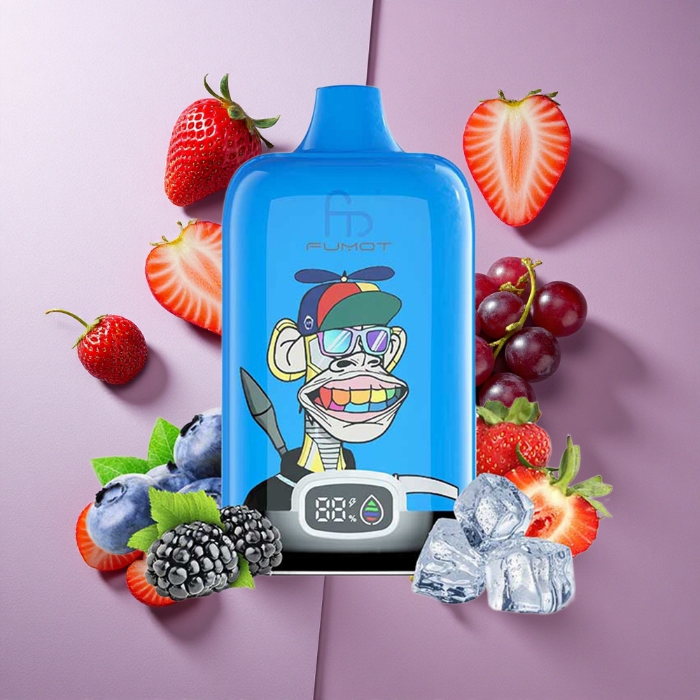 Fumot Tornado Digital Box 12000 Puffs Fresa Uva Colombia wholesale