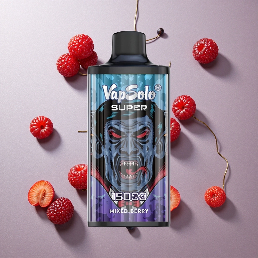 Vapsolo Super 15000 Puffs Bayas Mixtas 40ml Colombia wholesale