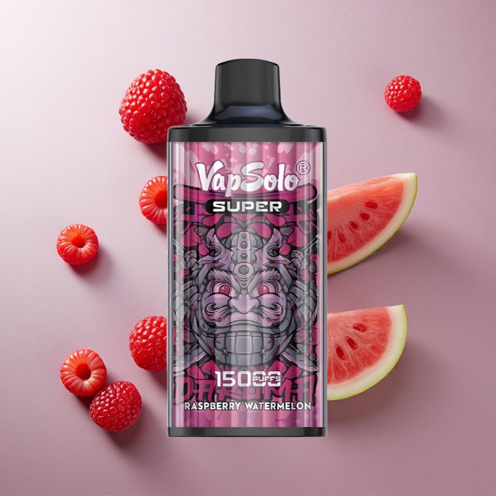 Vapsolo Super 15000 Puffs Frambuesa Sandía 40ml Colombia wholesale