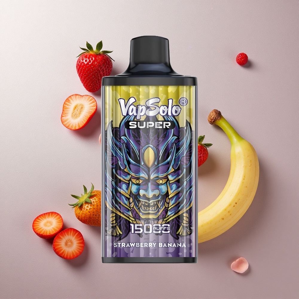 Vapsolo Super 15000 Puffs Fresa Plátano 40ml Colombia wholesale