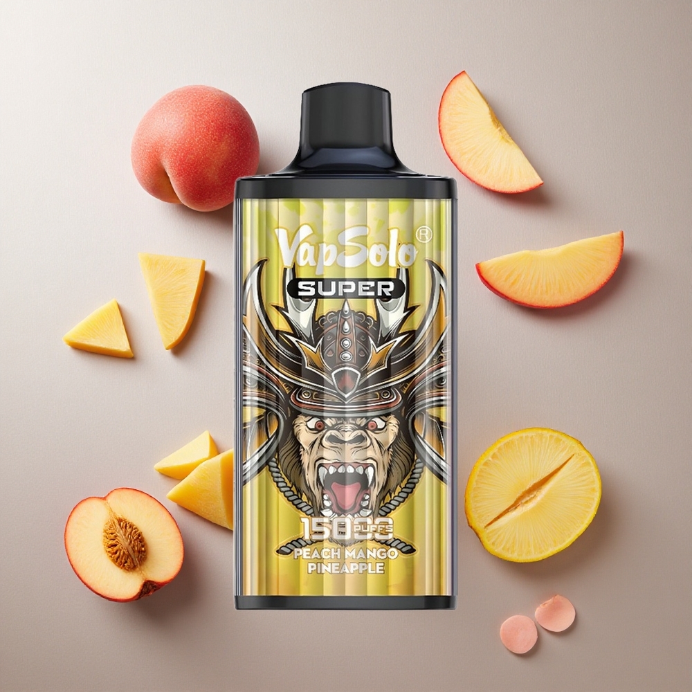 Vapsolo Super 15000 puffs Durazno Mango Piña 40ml Colombia wholesale