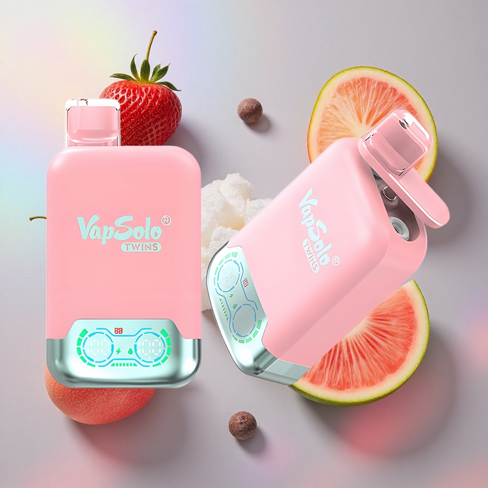 Vapsolo Twins 20000 Puffs Fresa Hielo & Mango Melocotón Sandía 40ml Colombia wholesale