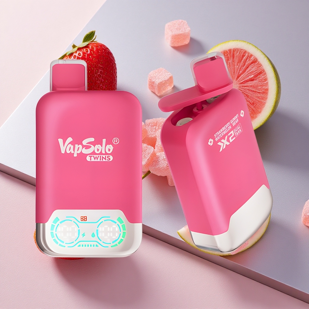 Vapsolo Twins 20000 Puffs Fresa Sandía & Osito de Goma 40ml Colombia wholesale
