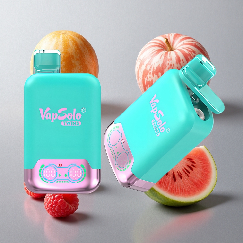 Vapsolo Twins 20000 Puffs Melocotón Triple & Sandía Frambuesa Colombia wholesale