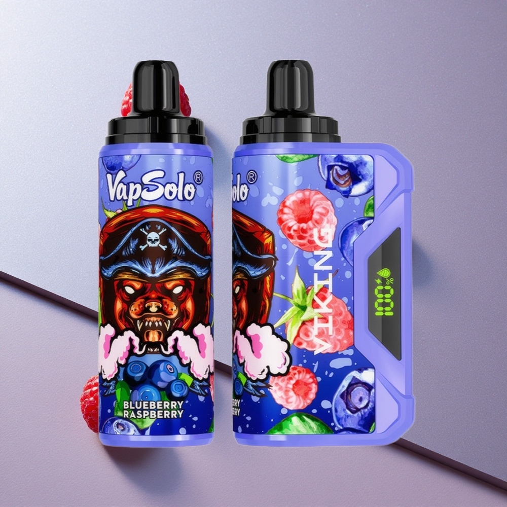 VapSolo VIKING 12000 Puffs Arándano Frambuesa 22ml Colombia wholesale