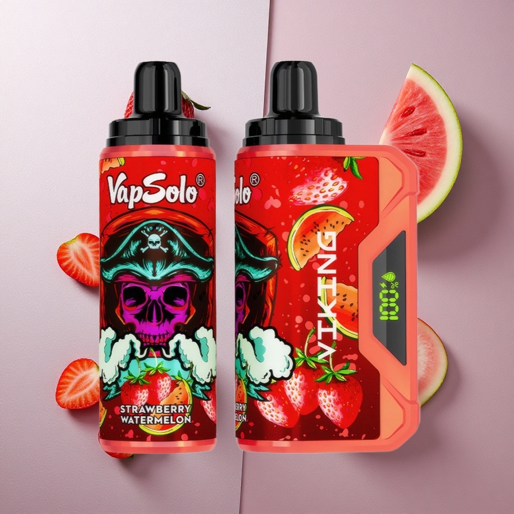 VapSolo VIKING 12000 Puffs Fresa Sandía 22ml Colombia wholesale