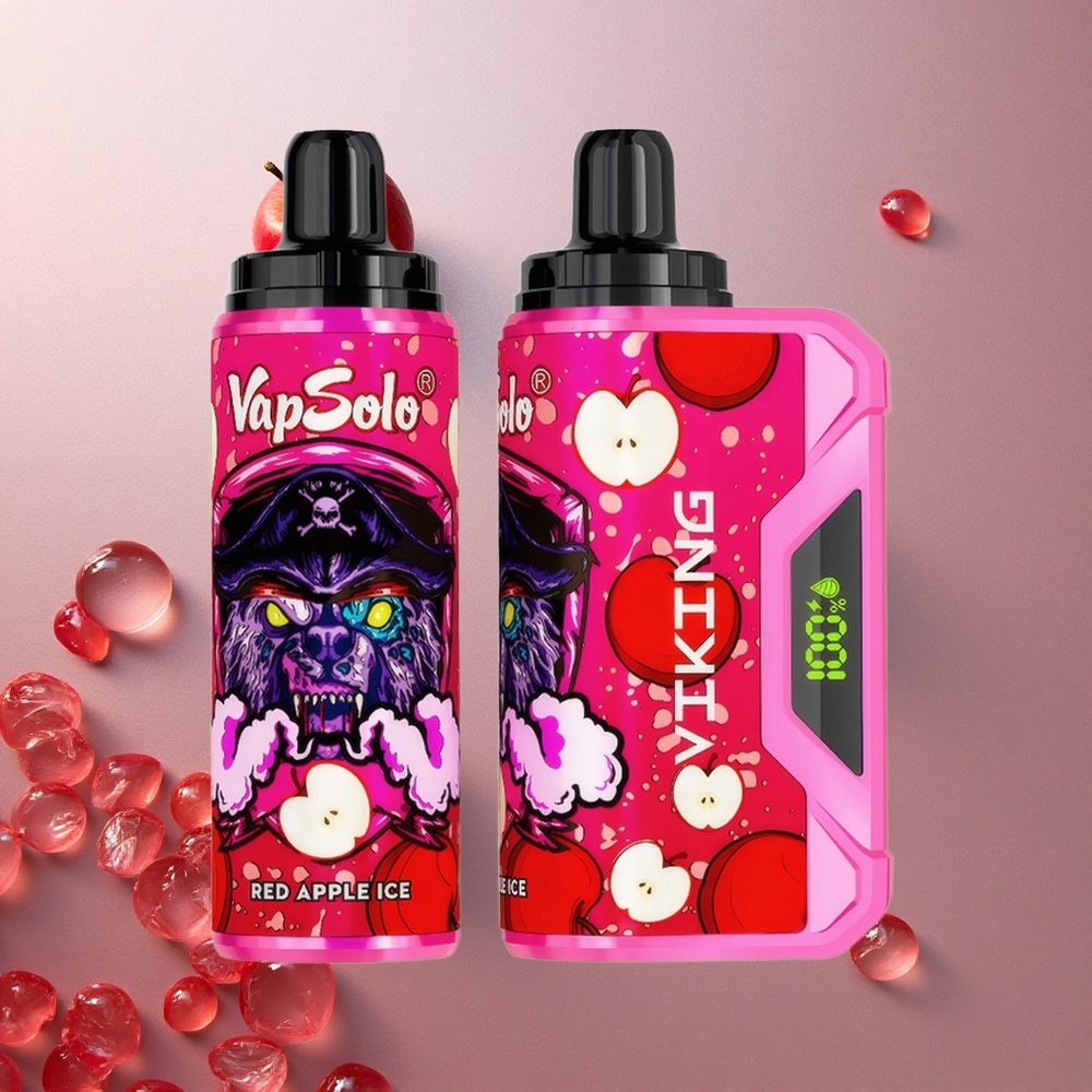 VapSolo VIKING 12000 Puffs Manzana Roja Helada 22ml Colombia wholesale
