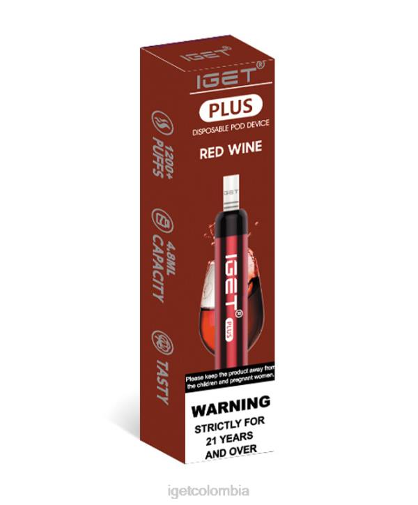 H6DP40 tengo más vino tinto Iget Bar Vape Online