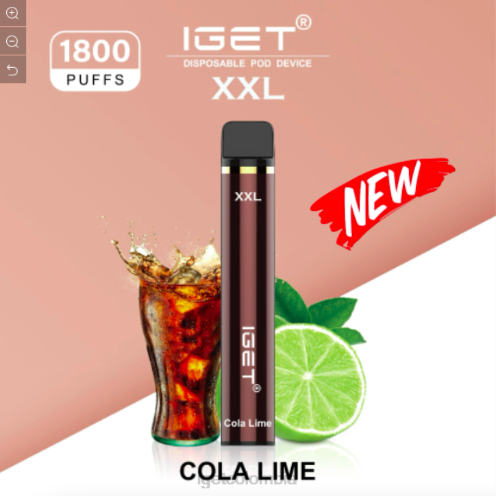 H6DP450 IGET xxl - 1800 inhalaciones cola de lima Online Order