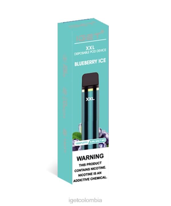 H6DP46 soy xxl hielo de arándanos Iget Vape