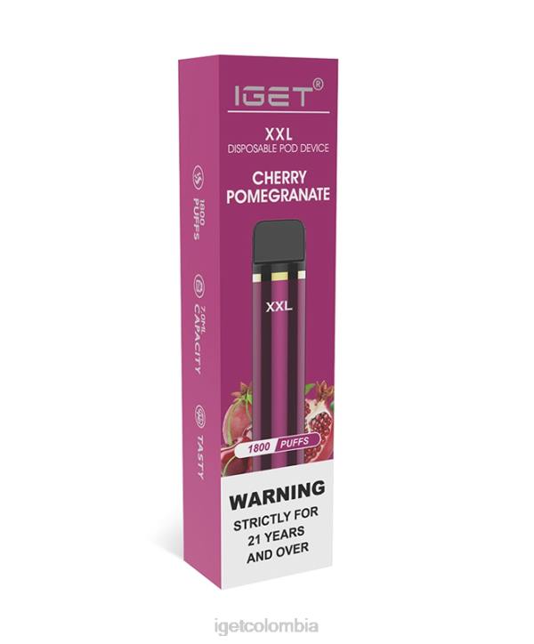 H6DP50 soy xxl granada cereza Iget Bar Vape Online