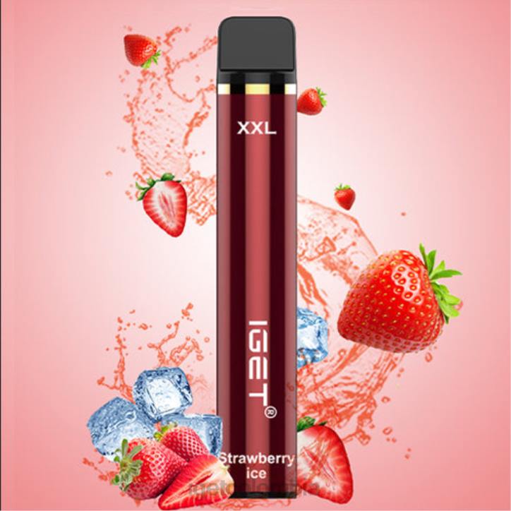 H6DP539 IGET xxl - 1800 inhalaciones hielo de fresa Bar Online