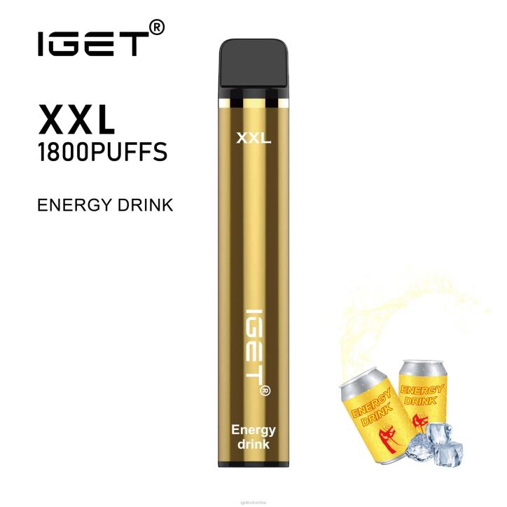 H6DP55 soy xxl bebida energética Iget Bar