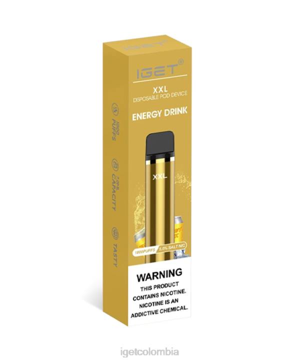 H6DP55 soy xxl bebida energética Iget Bar
