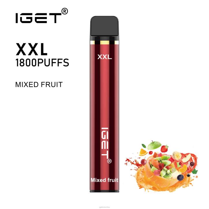 H6DP66 soy xxl fruta mezclada Iget Vape