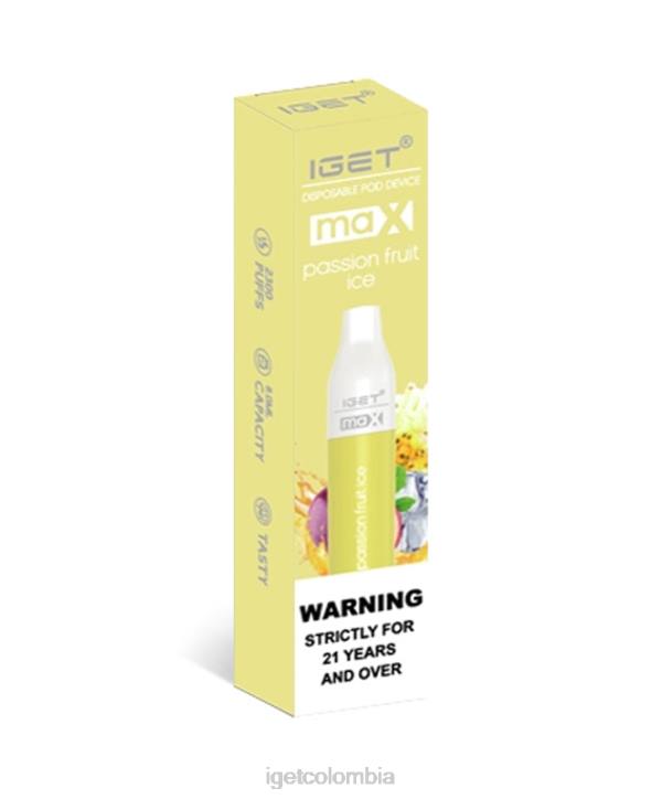 H6DP86 tengo máximo hielo de maracuyá Iget Online
