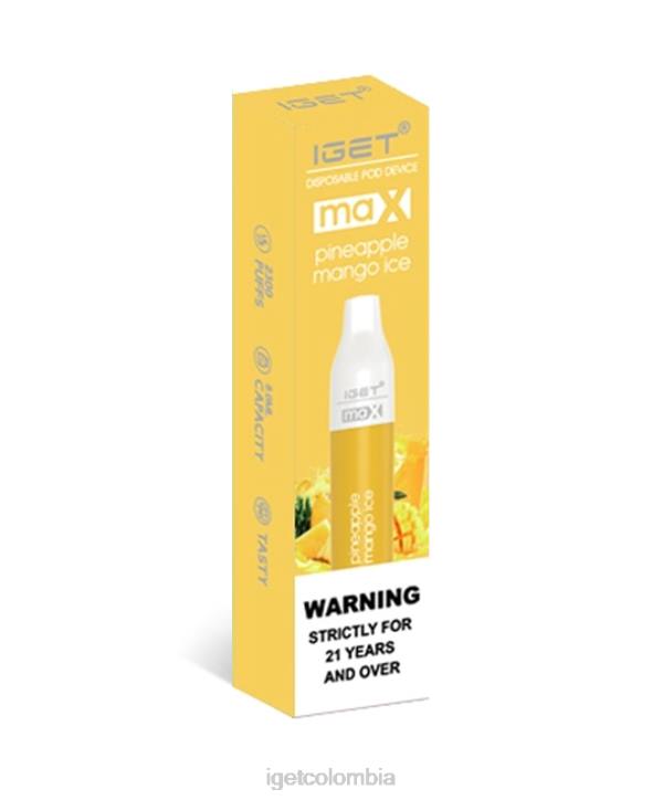 H6DP89 tengo máximo hielo de mango piña Iget Colombia