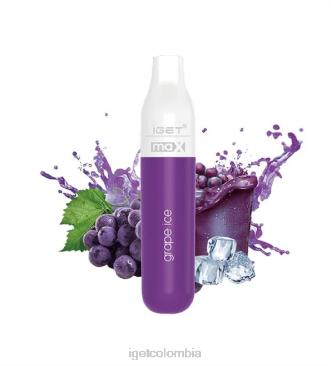 H6DP455 IGET max - 2300 inhalaciones hielo de uva Vape Store