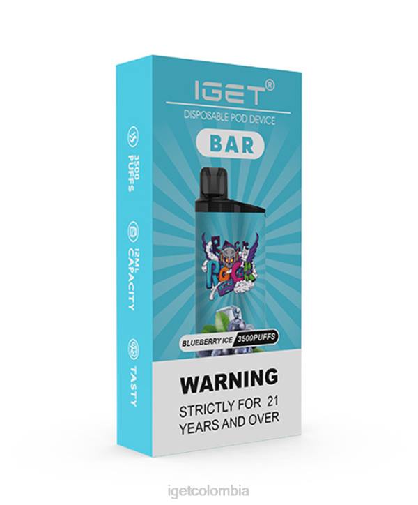 H6DP152 barra de IGET hielo de arándanos Vape Store