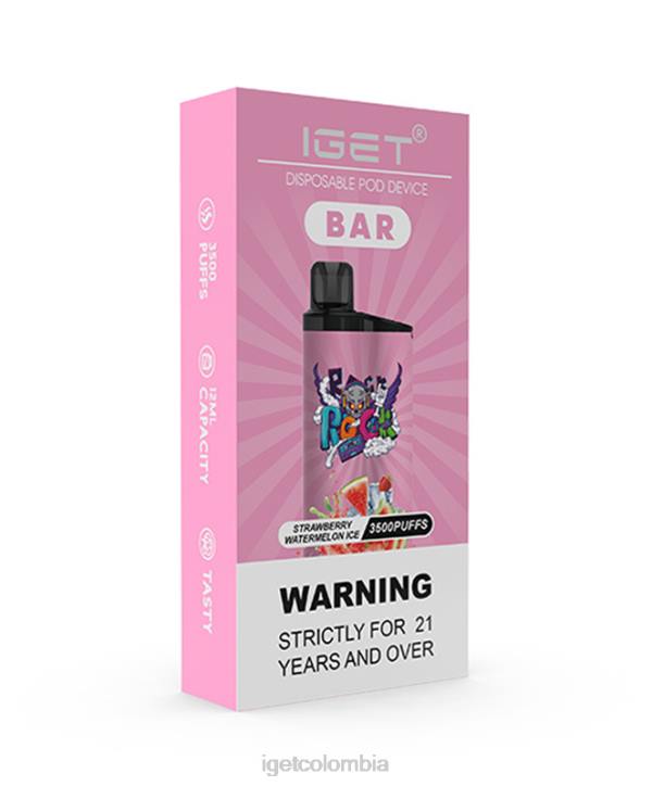 H6DP176 barra de IGET hielo de sandia fresa Vape