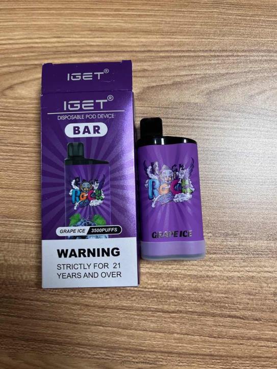 H6DP300 barra IGET 3500 inhalaciones hielo de uva Bar