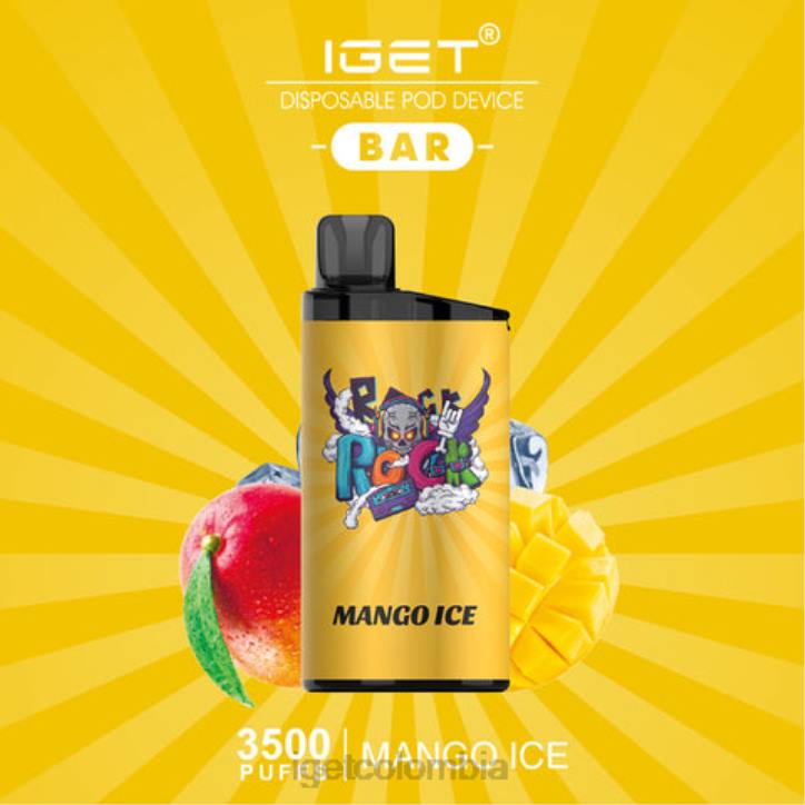 H6DP431 barra IGET - 3500 inhalaciones mango Colombia