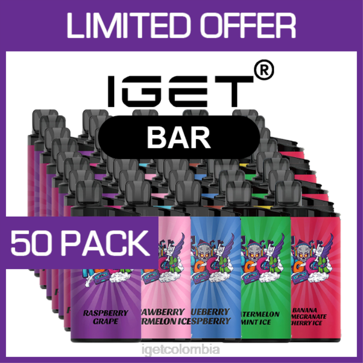 H6DP482 barra IGET - 3500 inhalaciones - paquete de 50 Colombia