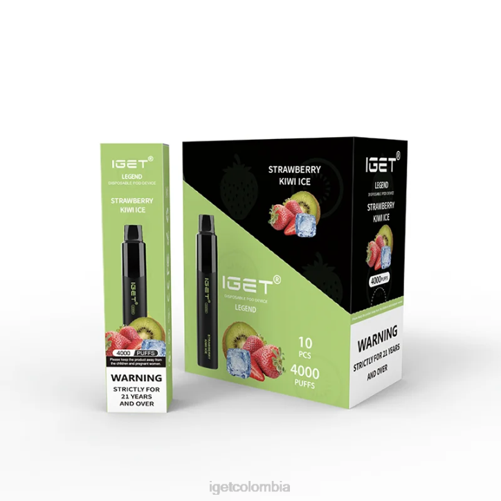 H6DP337 IGET Legend 4000 bocanadas. hielo de fresa y kiwi Online Order