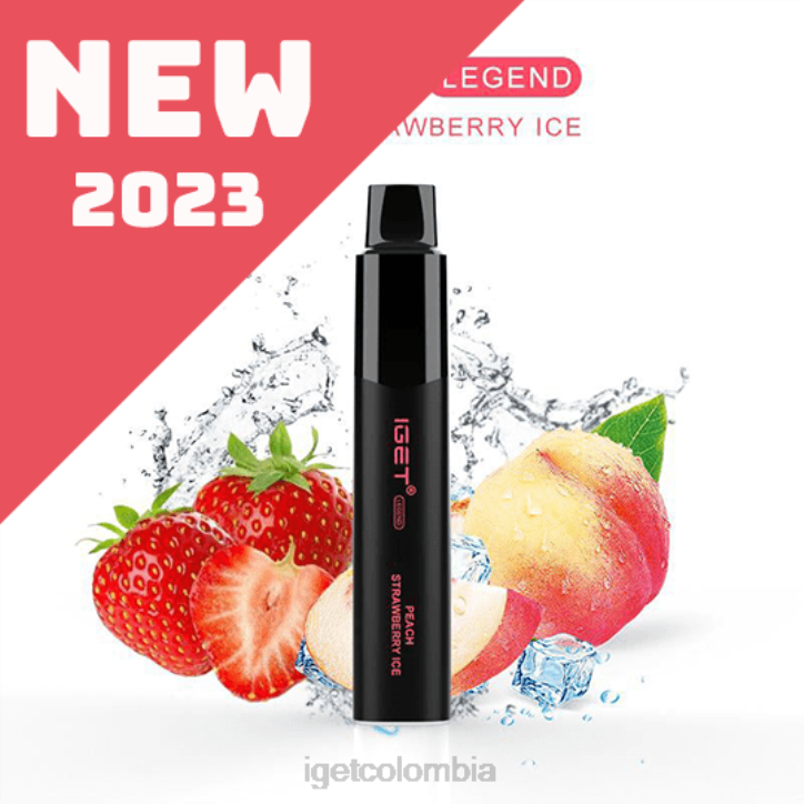H6DP614 leyenda IGET - 4000 inhalaciones hielo de fresa melocotón Online Order