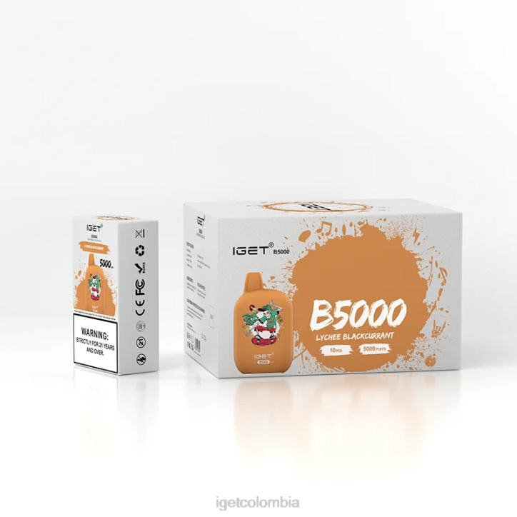 H6DP309 obtener b5000 lichi grosella negra Iget Bar Vape Online