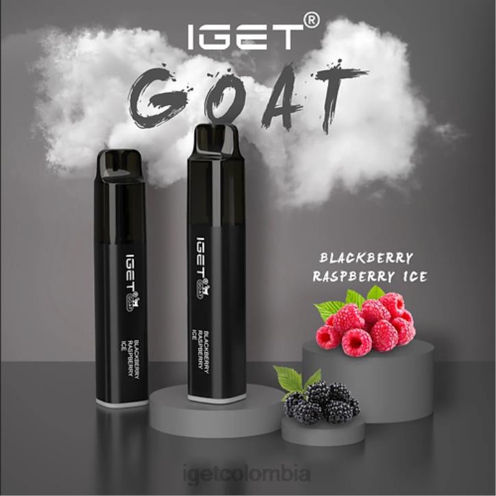 H6DP637 cabra IGET - 5000 inhalaciones hielo de frambuesa y mora Vape Store