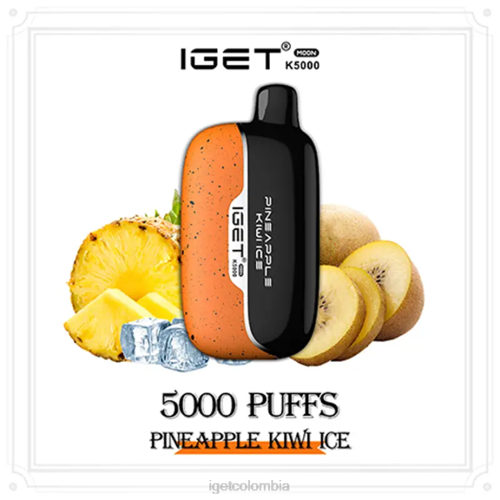 H6DP224 IGET luna 5000 inhalaciones hielo de piña y kiwi Bar Online