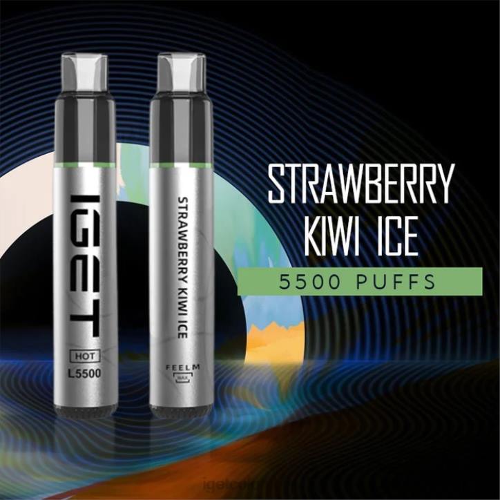 H6DP583 Me calenté - 5500 inhalaciones hielo de fresa y kiwi Iget Colombia